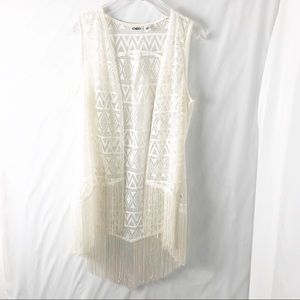 Cato vest with tassels